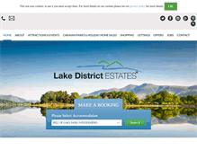Tablet Screenshot of lakedistrictestates.com